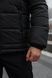 Куртка зимова Чоловіча Найк Пуховик тепла однотонна базова з капюшоном чорна 1996373779 фото 8