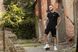 Спортивний Костюм Чоловічий Літній Adidas чорний шорти футболка спортивний комплект 2607387121 фото 6