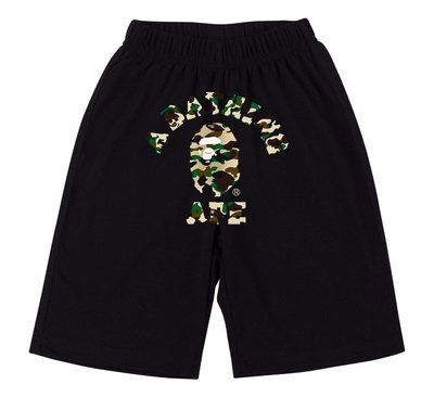 Шорти чоловічі Bape чорні трикотажні спортивні повсякденні 2604053584 фото