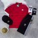 Спортивний Костюм Чоловічий Літній Adidas шорти футболка + кепка спортивний комплект XXL 2607473634 фото 1