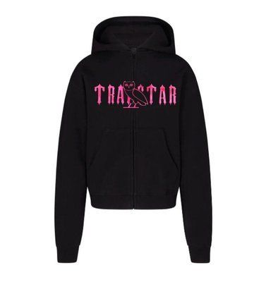 Худи мужская с молнией Trapstar черная осенняя весенняя летняя спортивная кофта с капюшоном двунитка XXL 2611214101 фото