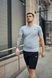 Спортивний комплект чоловічий Nike сіра футболка+чорні шорти літній костюм трикотажний найк повсякденний XXL 2656646071 фото 5