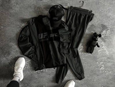 Спортивный костюм мужской UFC черный комплект мужской кофта штаны футболка кепка весна осень лето юфс S 2625407494 фото