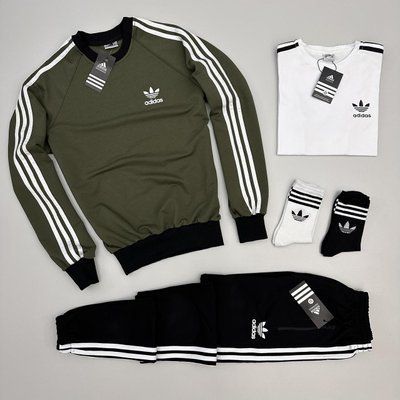 Комплект спортивный костюм Адидас Adidas мужской футболка весенний осенний XXXL 2626322419 фото