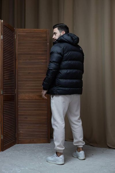 Куртка чоловіча зимова The North Face з капюшоном до -25*С коротка тепла Пуховик чоловічий зимовий TNF ТНФ 2018033912 фото