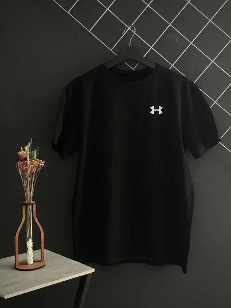 Спортивний Костюм Чоловічий Літній шорти футболка Under Armour чорний спортивний комплект M 2607141368 фото