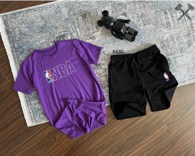 Літній чоловічий спортивний костюм NBA шорти футболка комплект чікаго буллз 2608979466 фото