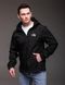 Вітровка чоловіча The North Face Softshell чорна куртка на флісі на блискавці з капюшоном осінь весна нірс фейс L 2662622324 фото 6