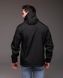 Вітровка чоловіча The North Face Softshell чорна куртка на флісі на блискавці з капюшоном осінь весна нірс фейс L 2662622324 фото 2